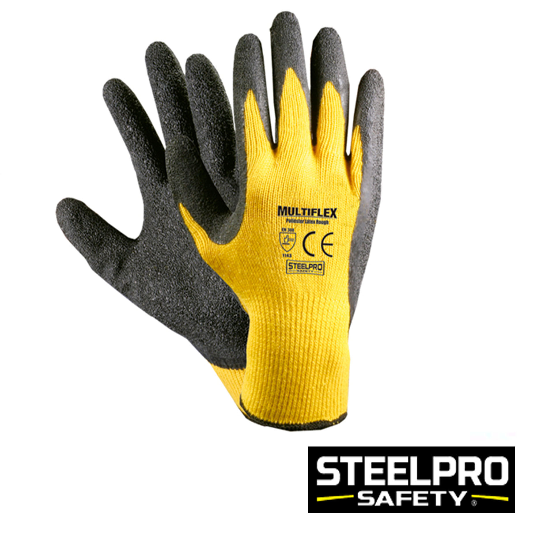 Guante Multiflex Amarillo Negro