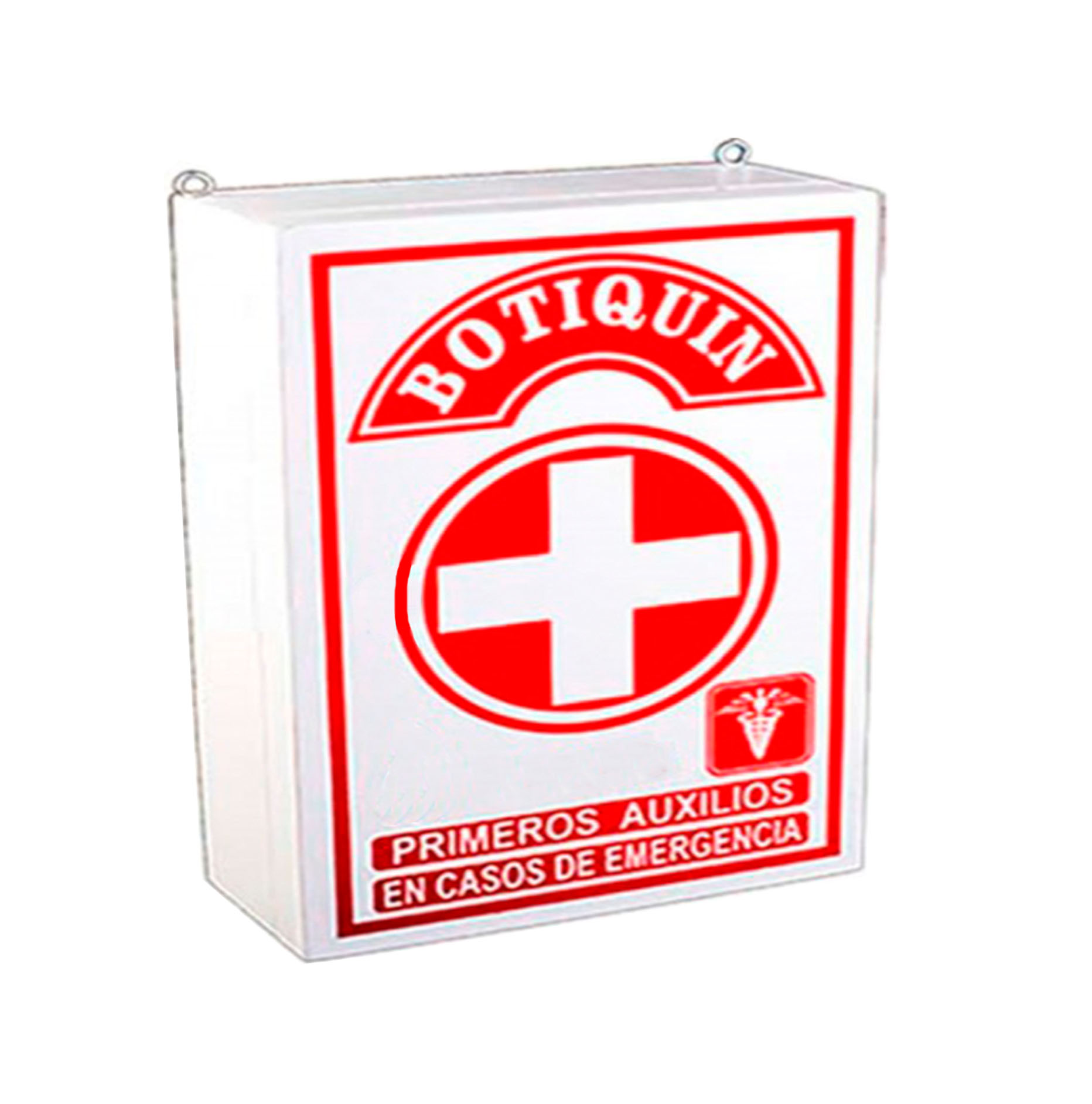 BOTIQUIN DE MADERA ( NO INCLUYE MEDICAMENTOS )