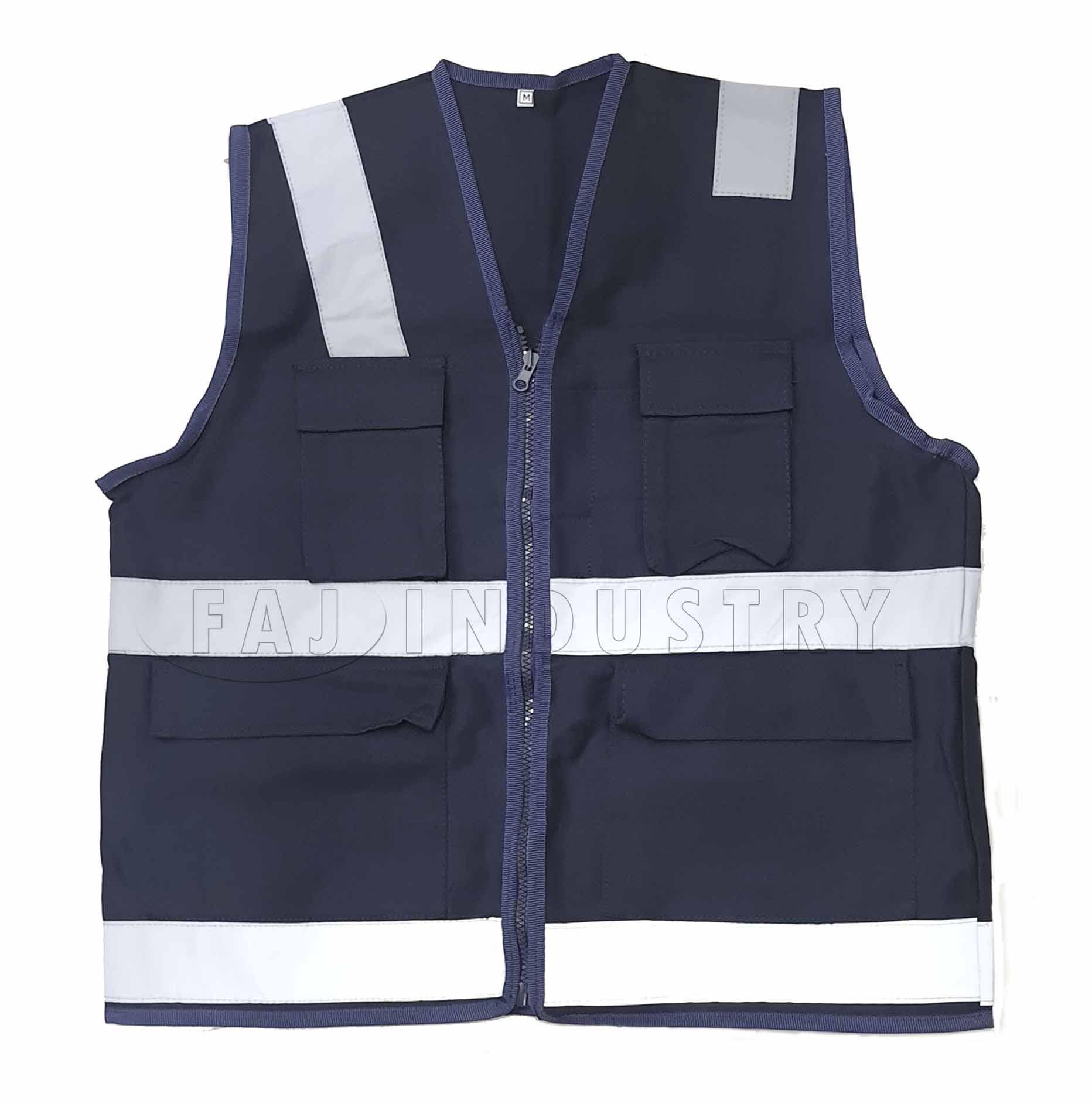 chaleco de seguridad en H Azul Marino